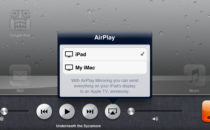 Connecting iPad to iMac with AirServer